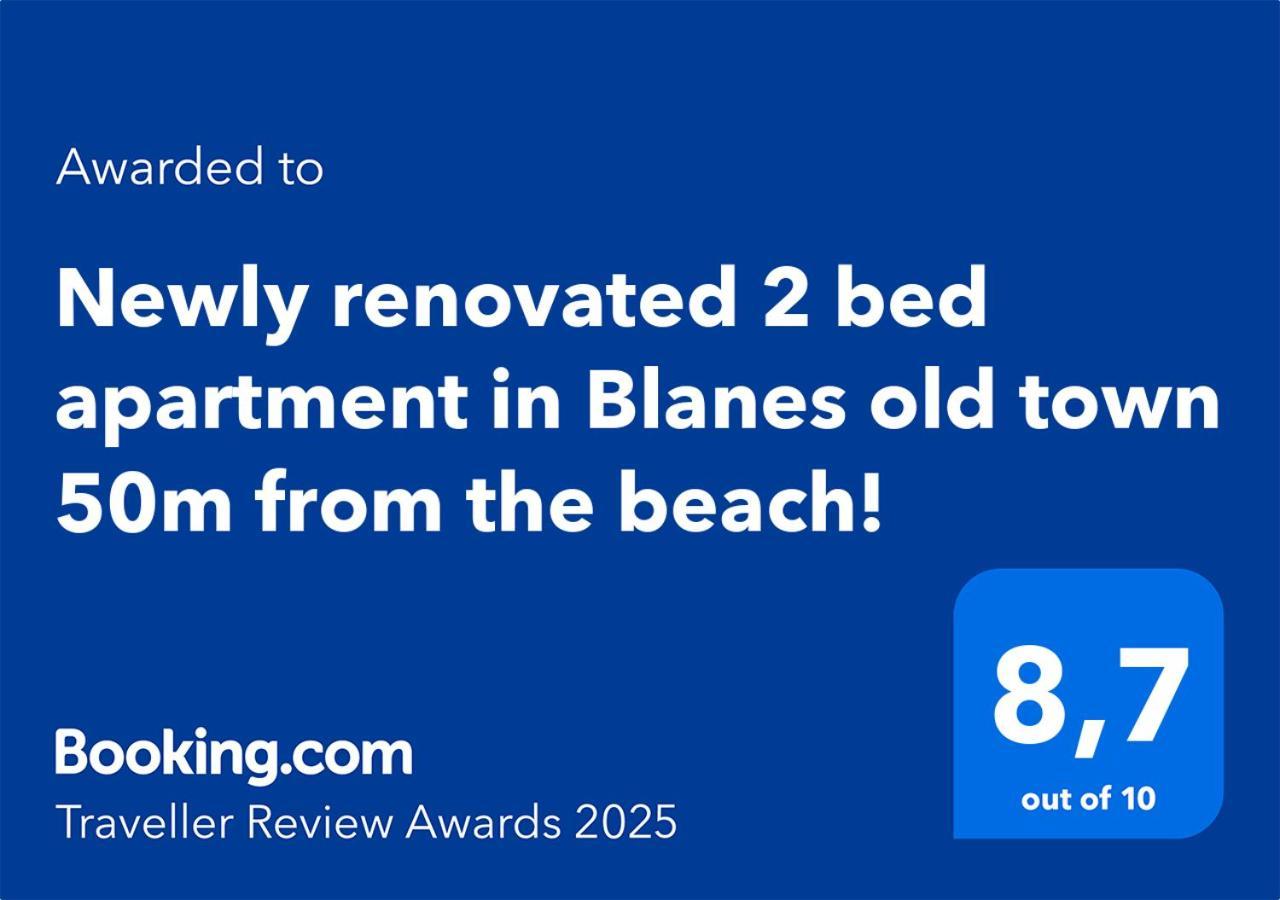 2 Bedroom Large Modern Apartment In Blanes Old Town 50M From The Beach! Luaran gambar